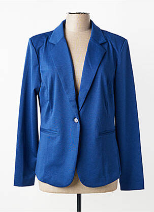 Sacou croială cambrată albastru ICHI femme