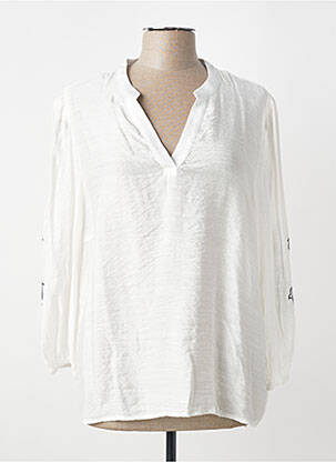 Tricou mâneci lungi mâneci lungi alb B.YOUNG femeie