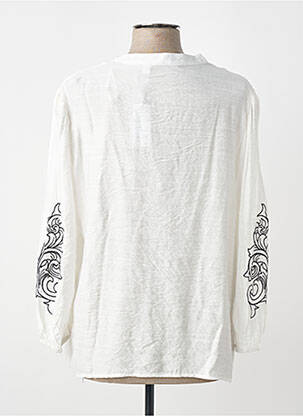 Tricou mâneci lungi mâneci lungi alb B.YOUNG femeie