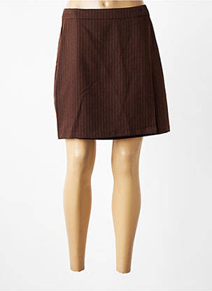 Fustă scurtă croială dreaptă maro VILA femme
