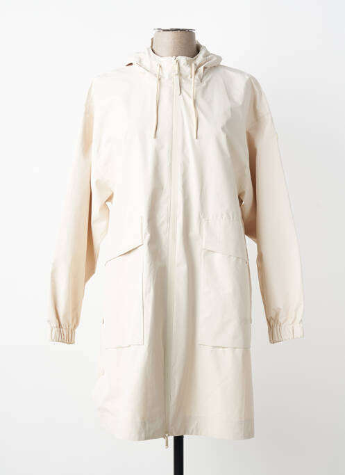 Jachetă vânt mâneci lungi cu glugă bej TANTÄ femme