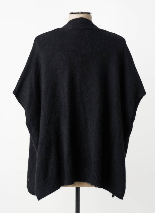 Vestă cu mâneci scurte tricotaj din plasă negru ORFEO femme