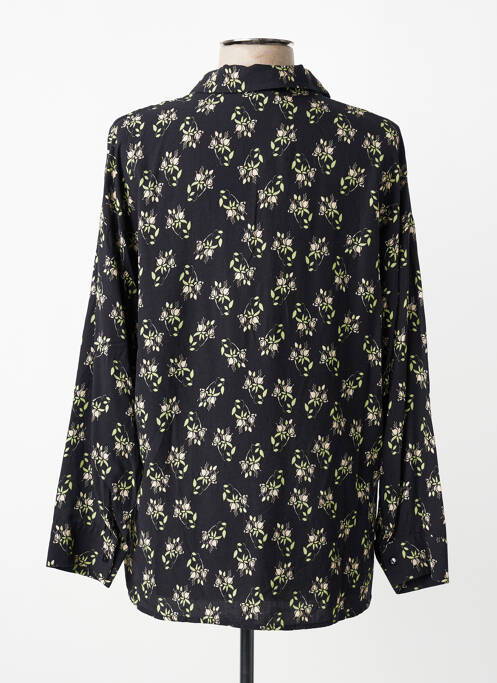 Cămașă imprimeu fantezie mâneci lungi negru SIGNE NATURE femme