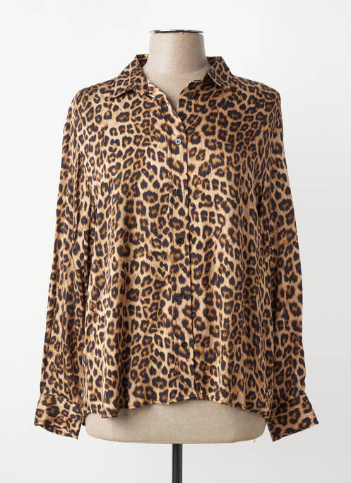 Cămașă croială dreaptă mâneci lungi maro GERARD DAREL femme