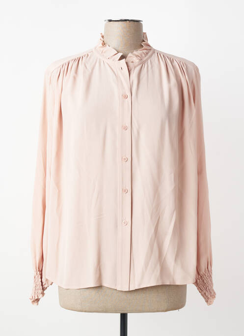 Cămașă țesătură crep mâneci lungi roz GERARD DAREL femme