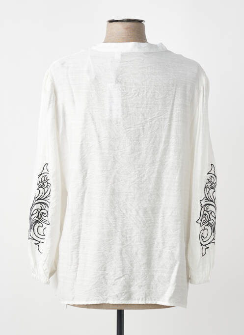 Tricou mâneci lungi mâneci lungi alb B.YOUNG femme