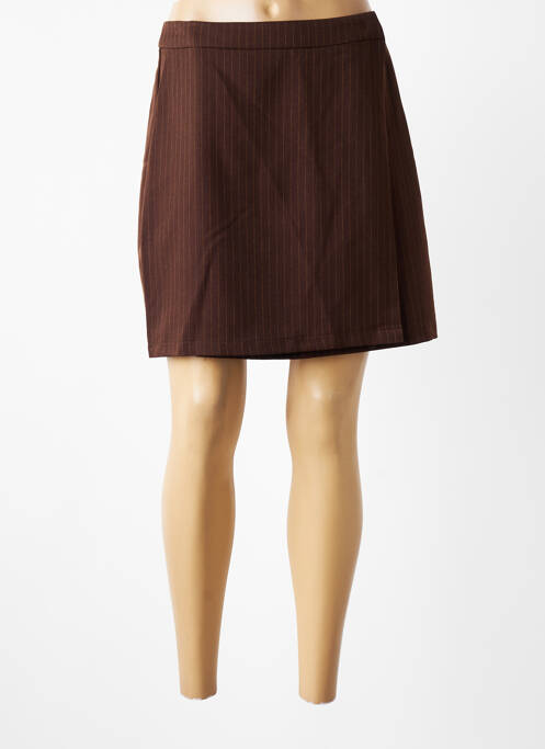 Fustă scurtă croială dreaptă maro VILA femme