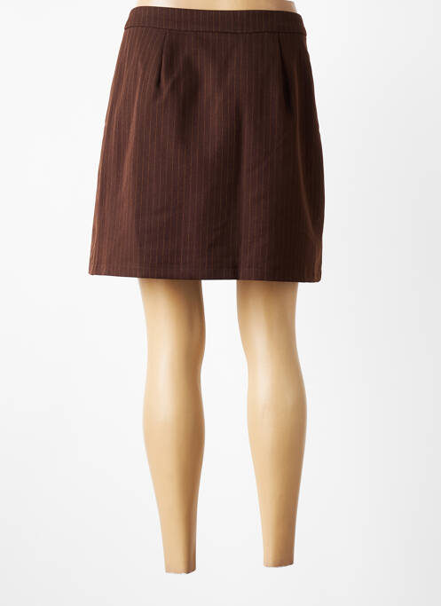 Fustă scurtă croială dreaptă maro VILA femme