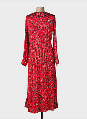 Rochie lungă mâneci lungi mâneci lungi roșu SCOTCH & SODA femeie