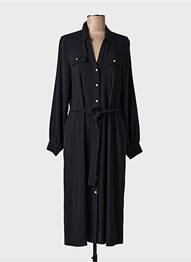 Rochie lungă mâneci lungi mâneci lungi negru GERARD DAREL femme
