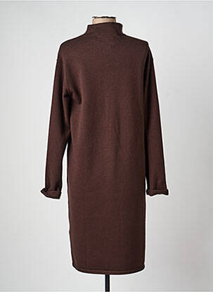 Rochie pulover guler col înalt mâneci lungi maro BETTY BARCLAY femeie
