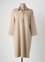 Rochie scurtă mâneci 3/4 mâneci 3/4 maro STREET ONE femeie
