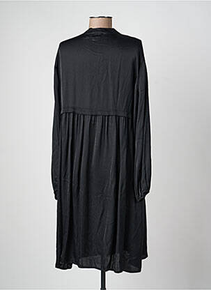 Rochie midi croială fluidă mâneci lungi negru PAKO LITTO femeie
