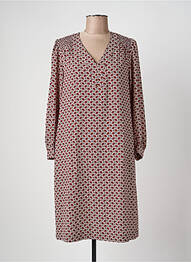 Rochie scurtă croială fluidă mâneci lungi roșu GERARD DAREL femme