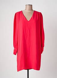 Rochie scurtă croială fluidă mâneci lungi roșu I.CODE (By IKKS) femeie