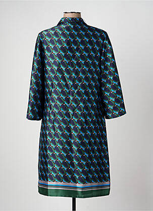 Rochie scurtă mâneci 3/4 mâneci 3/4 albastru VERA MONT femeie