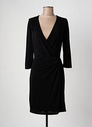 Rochie scurtă mâneci 3/4 mâneci 3/4 negru LA PETITE ETOILE femeie