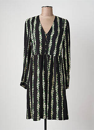Rochie midi mâneci lungi mâneci lungi negru LA PETITE FRANCAISE femeie