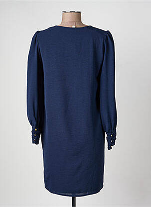 Rochie scurtă mâneci lungi mâneci lungi albastru I.CODE (By IKKS) femeie
