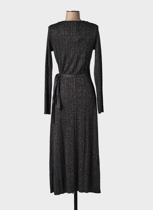 Rochie lungă mâneci lungi mâneci lungi albastru GRACE & MILA femme