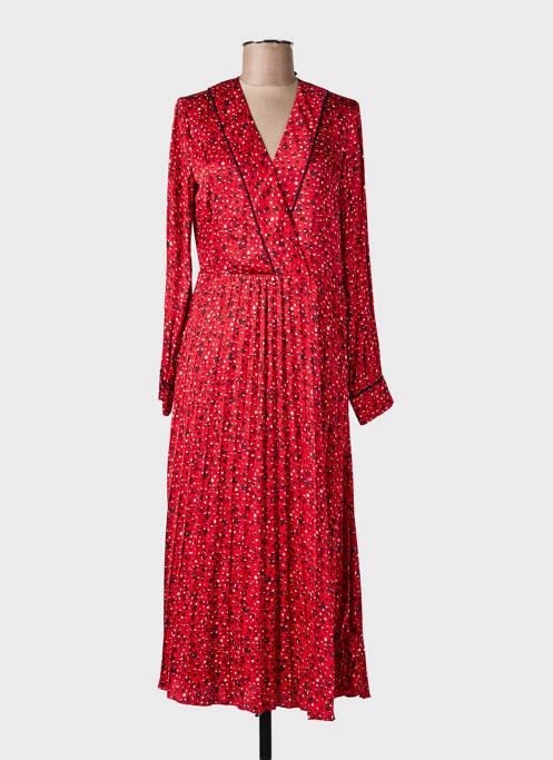 Rochie lungă mâneci lungi mâneci lungi roșu SCOTCH & SODA femme