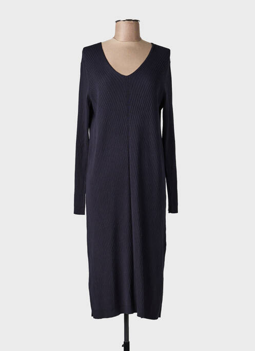 Rochie pulover guler în v mâneci lungi negru VERA MONT femme
