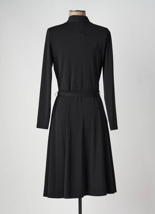 Rochie midi mâneci lungi mâneci lungi negru VERA MONT femme