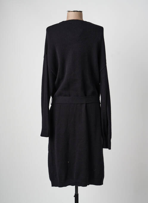 Rochie pulover croială cambrată mâneci lungi negru VILA femme