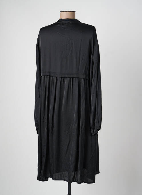 Rochie midi croială fluidă mâneci lungi negru PAKO LITTO femme