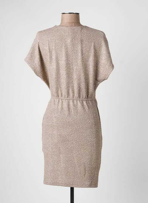Rochie scurtă mâneci scurte mâneci scurte auriu AN' GE femme