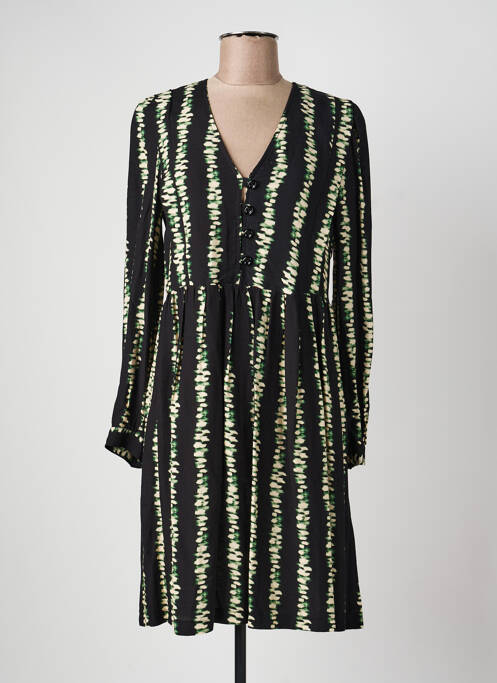 Rochie midi mâneci lungi mâneci lungi negru LA PETITE FRANCAISE femme