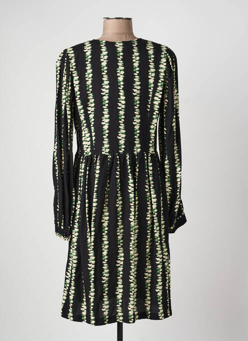 Rochie midi mâneci lungi mâneci lungi negru LA PETITE FRANCAISE femme