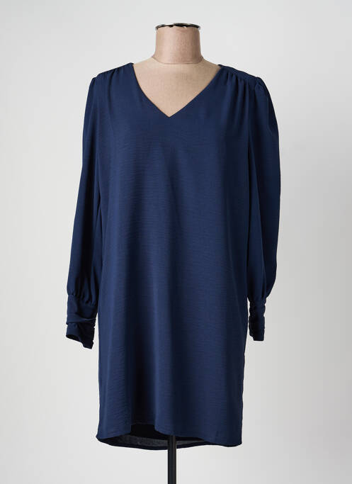 Rochie scurtă mâneci lungi mâneci lungi albastru I.CODE (By IKKS) femme