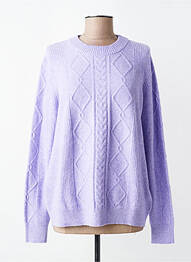 Pulover țesătură melanj mâneci lungi violet CECIL femeie