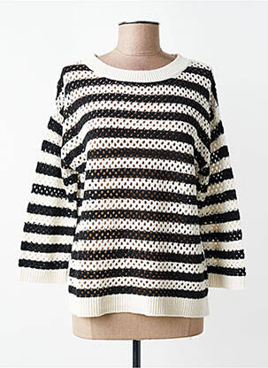 Pulover elasticitate mâneci lungi negru STREET ONE femeie