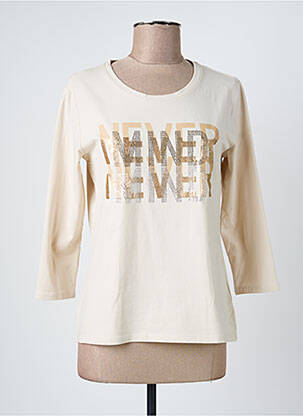 Tricou mâneci 3/4 mâneci 3/4 bej BETTY BARCLAY femeie