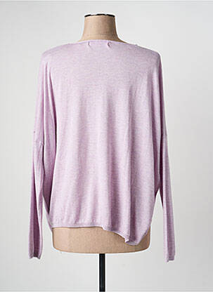 Pulover croială dreaptă mâneci lungi violet ORFEO femeie