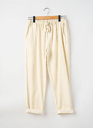 Pantalon drept elasticitate mărime normală bej NAIS femme