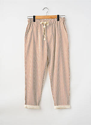 Pantalon drept elasticitate mărime normală maro NAIS femme