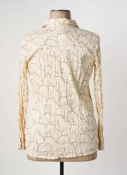 Cămașă croială cambrată mâneci lungi bej NICE THINGS femme