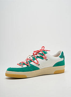 Adidași vârf rotund toc plat până la 3 cm verde ZERO CENTCINQ femeie