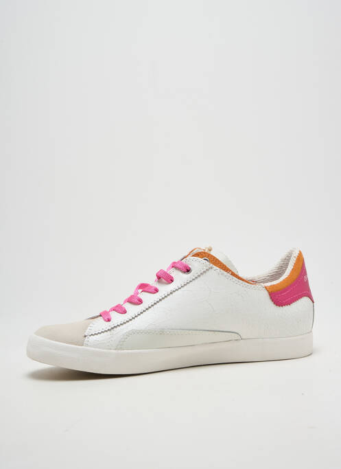 Adidași branț detașabil toc plat până la 3 cm alb ZERO CENTCINQ femme