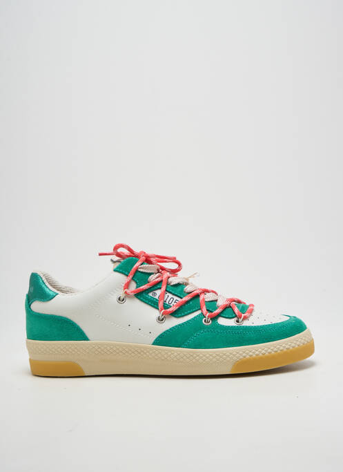 Adidași vârf rotund toc plat până la 3 cm verde ZERO CENTCINQ femme