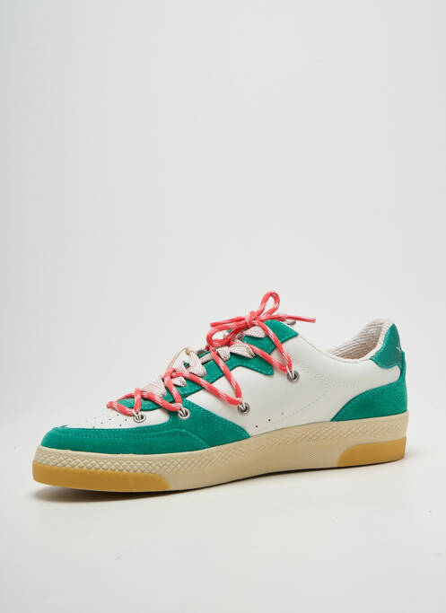 Adidași vârf rotund toc plat până la 3 cm verde ZERO CENTCINQ femme