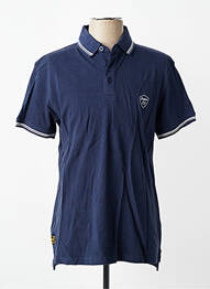 Polo elasticitate mâneci scurte albastru DAYTONA homme