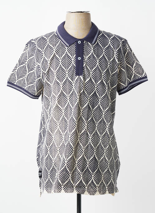 Polo elasticitate mâneci scurte albastru DAYTONA homme