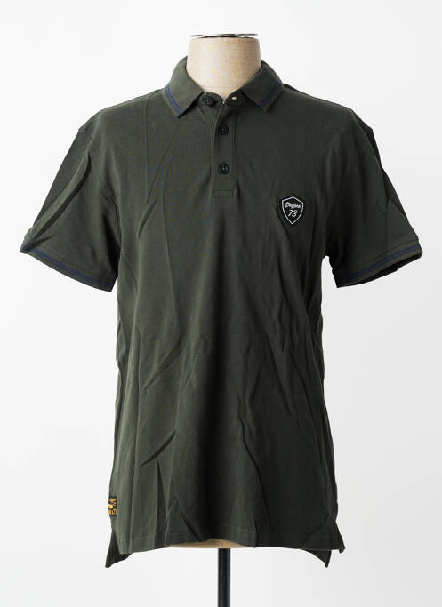 Polo croială dreaptă mâneci scurte verde DAYTONA homme