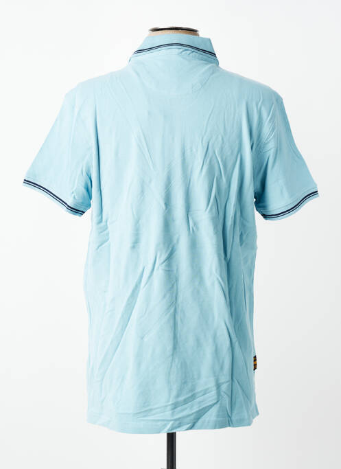 Polo elasticitate mâneci scurte albastru DAYTONA homme