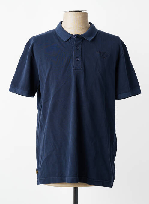 Polo elasticitate mâneci scurte albastru DAYTONA homme