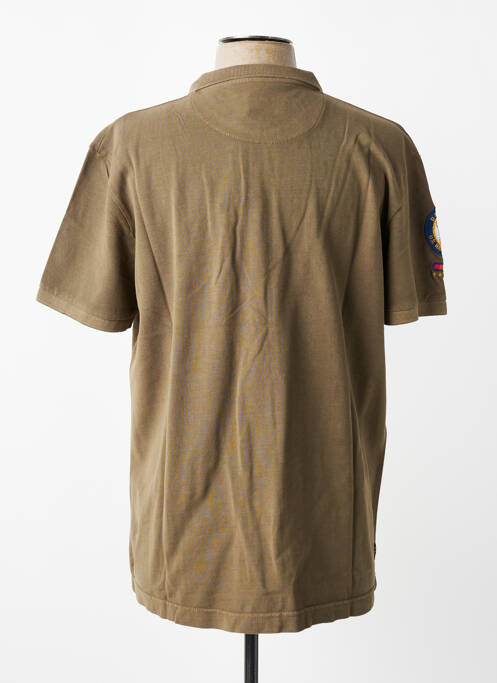 Polo elasticitate mâneci scurte verde DAYTONA homme